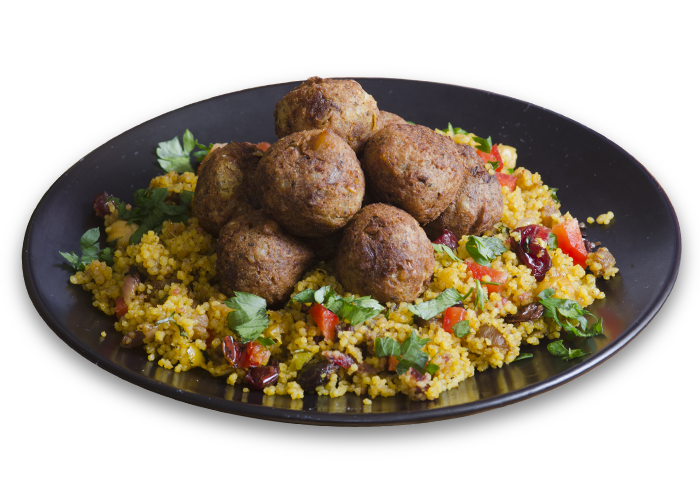 BEEF PATTY COUSCOUS